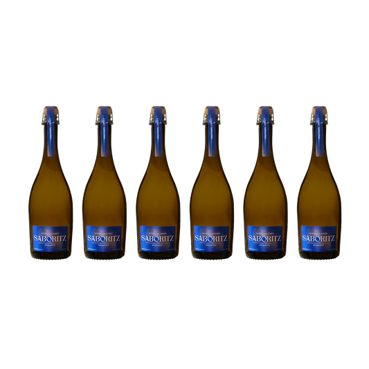 Bundle of 6 alcohol-free prosecco Saboritz Spumante bottles with a nice discount